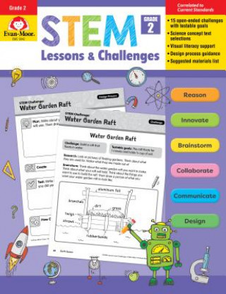 Book Stem Lessons and Challenges, Grade 2 Teacher Resource Evan-Moor