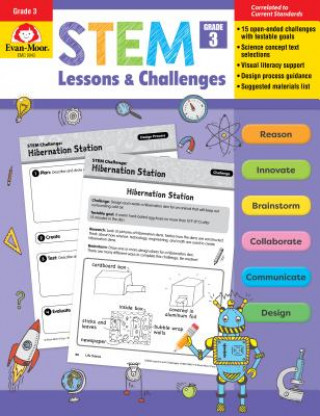 Carte Stem Lessons and Challenges, Grade 3 Teacher Resource Evan-Moor