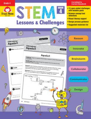 Könyv Stem Lessons and Challenges, Grade 4 Teacher Resource Evan-Moor