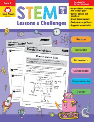 Book Stem Lessons and Challenges, Grade 5 Teacher Resource Evan-Moor