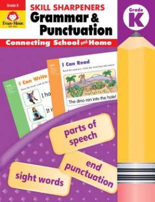 Book Skill Sharpeners: Grammar & Punctuation, Kindergarten Workbook Evan-Moor