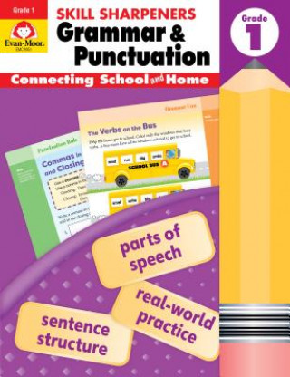 Book Skill Sharpeners: Grammar & Punctuation, Grade 1 Workbook Evan-Moor
