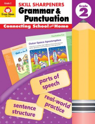 Book Skill Sharpeners: Grammar & Punctuation, Grade 2 Workbook Evan-Moor