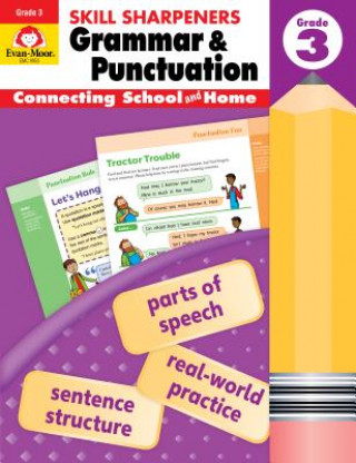 Book Skill Sharpeners: Grammar & Punctuation, Grade 3 Workbook Evan-Moor