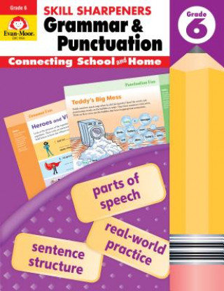 Książka Skill Sharpeners: Grammar & Punctuation, Grade 6 Workbook Evan-Moor