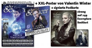 Carte Titelstory Within Temptation, m. XXL Poster & sign. Postkarte von Valentin Winter + Gothic Fetisch Kalender 2019 + Audio-CD 