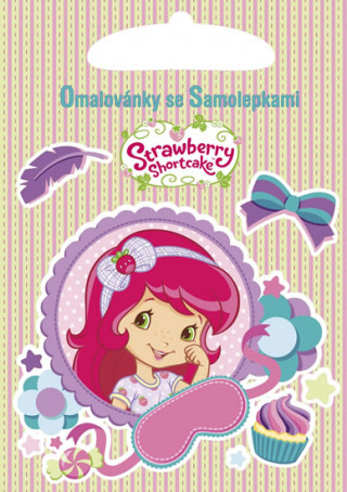 Articole de papetărie Omalovánky se samolepkami Strawberry Shortcake 