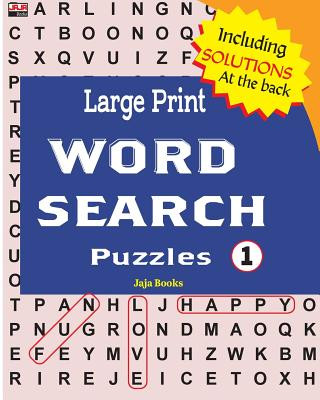 Kniha Large Print Word Search Puzzles: 100 Best Puzzles for Seniors (Vol. 1) Jaja Books