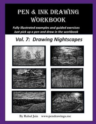 Könyv Pen and Ink Drawing Workbook Vol. 7 Rahul Jain
