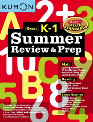 Könyv Summer Review & Prep: K-1 Kumon