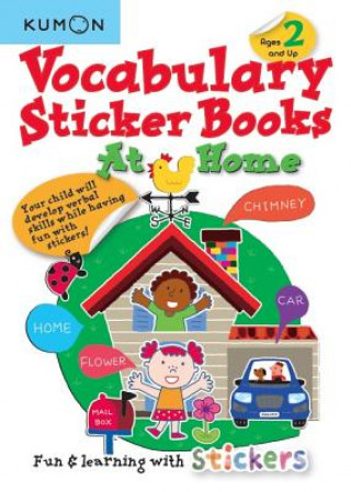 Kniha Vocabulary Sticker Books: At Home Kumon