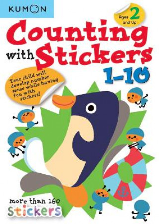 Knjiga Counting with Stickers 1-10 Kumon