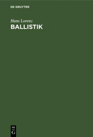 Buch Ballistik Hans Lorenz