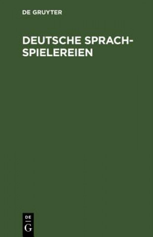 Carte Deutsche Sprachspielereien Hans Weis