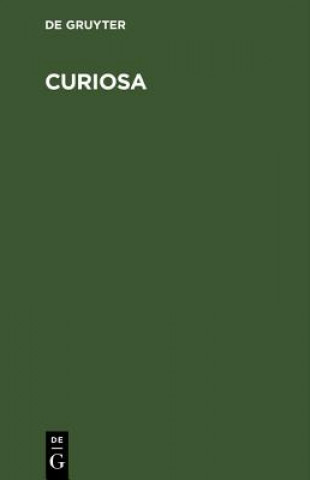 Knjiga Curiosa Hans Weis