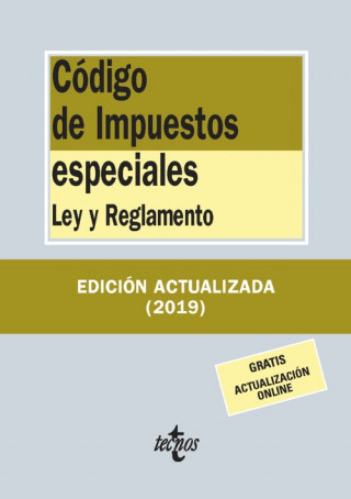 Kniha CÓDIGO DE IMPUESTOS ESPECIALES 2019 