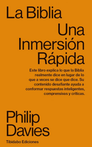 Könyv LA BIBLIA PHILIP DAVIES