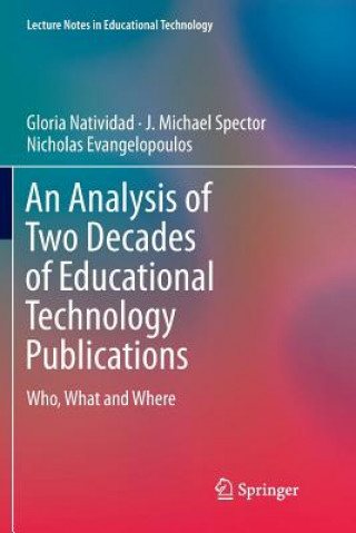 Carte Analysis of Two Decades of Educational Technology Publications Gloria Natividad