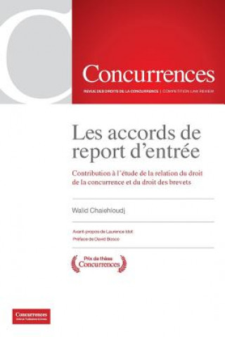 Könyv Les accords de report d'entree Walid Chaiehloudj