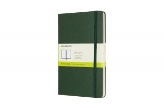 Kniha LARGE PLAIN HARDCOVER NOTEBOOK MYRTLE GR Moleskine