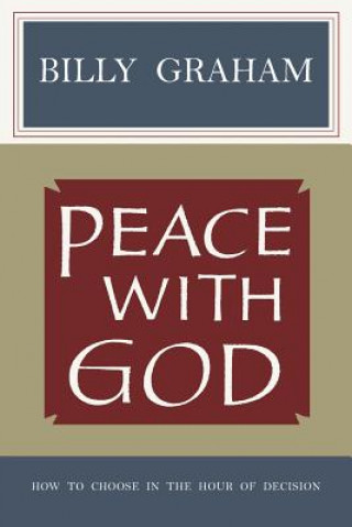 Carte Peace with God Billy Graham