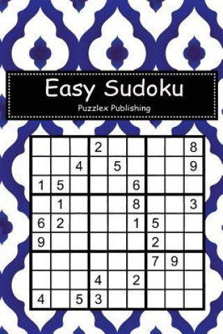 Book Easy Sudoku: Sudoku Puzzle Game for Beginers with Ceramic Pattern Islamic Style Cover Puzzlex Publishing