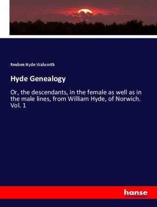 Knjiga Hyde Genealogy Reuben Hyde Walworth