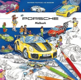 Carte Porsche Malbuch für Kinder Stefan Lohr