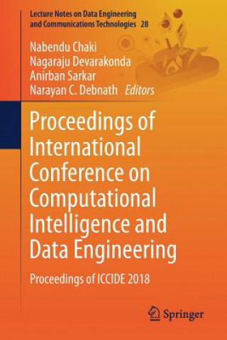 Carte Proceedings of International Conference on Computational Intelligence and Data Engineering Nabendu Chaki