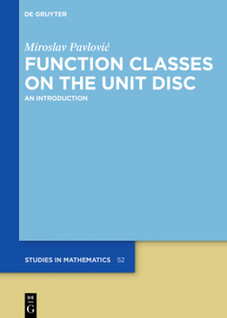 Knjiga Function Classes on the Unit Disc Miroslav Pavlovic