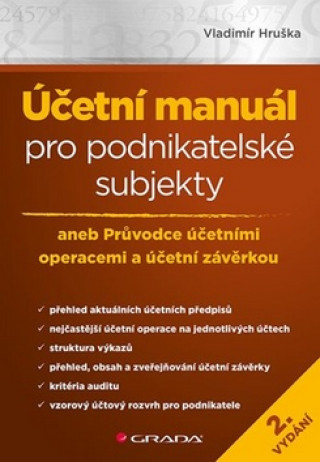 Kniha Účetní manuál pro podnikatelské subjekty Vladimír Hruška
