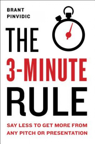 Kniha 3-minute Rule Brant Pinvidic