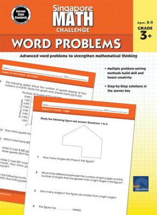 Carte Singapore Math Challenge Word Problems, Grades 3 - 5 Singapore Math