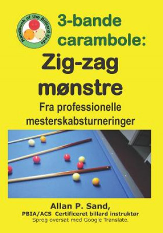 Könyv 3-Bande Carambole - Zig-Zag M?nstre: Fra Professionelle Mesterskabsturneringer Allan P. Sand