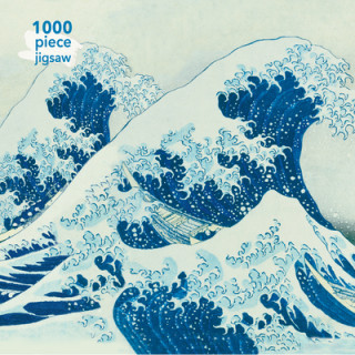 Joc / Jucărie Adult Jigsaw Puzzle Hokusai: The Great Wave Flame Tree Studio