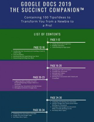 Kniha Google Docs 2019: The Succinct Companion(tm) (Containing 100 Tips/Ideas to Transform You from a Newbie to a Pro!) Succinct Companion