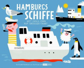 Kniha Hamburgs Schiffe, m. Poster Jan Kruse