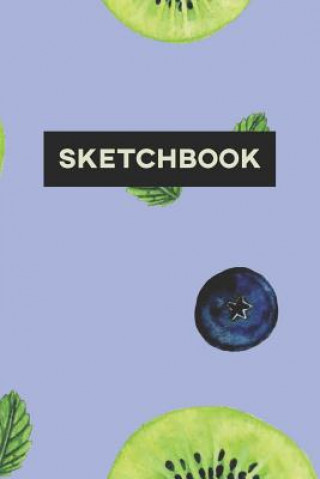 Kniha Sketchbook: Blueberry Kiwifruit Food Pattern Paint Cute Design Peter George Wardson