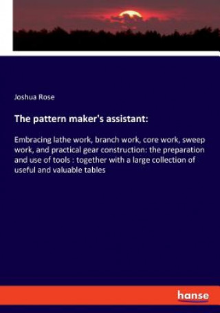 Boek pattern maker's assistant Joshua Rose