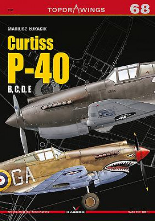 Kniha Curtiss P-40 B, C, D, E Mariusz Lukasik