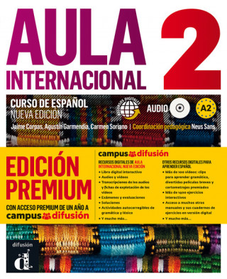Книга Aula internacional 2 Nueva edición Nivel A2-Libro del alumno + CD Premium 1er TR 