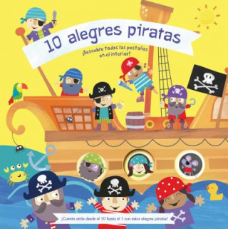 Kniha 10 alegres piratas Rebecca Weerasekera