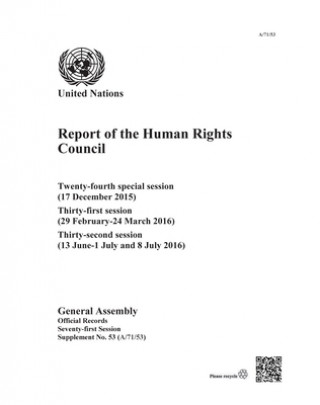 Książka Report of the Human Rights Council United Nations