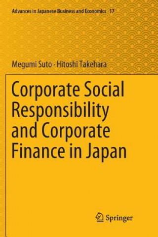 Livre Corporate Social Responsibility and Corporate Finance in Japan Megumi Suto