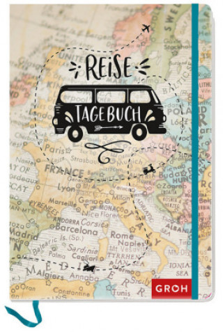 Carte Reisetagebuch (Landkarte) Groh Kreativteam