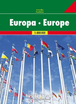Tlačovina Europe Road Atlas 1:800 000 