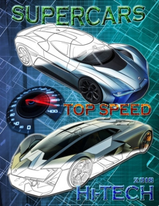 Kniha Supercars top speed 2018. Alex Cross