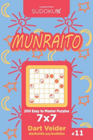 Książka Sudoku Munraito - 200 Easy to Master Puzzles 7x7 (Volume 11) Dart Veider