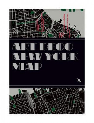 Materiale tipărite Art Deco New York Map Allison Meier