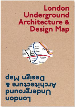 Tiskovina London Underground Architecture & Design Map Mark Ovenden